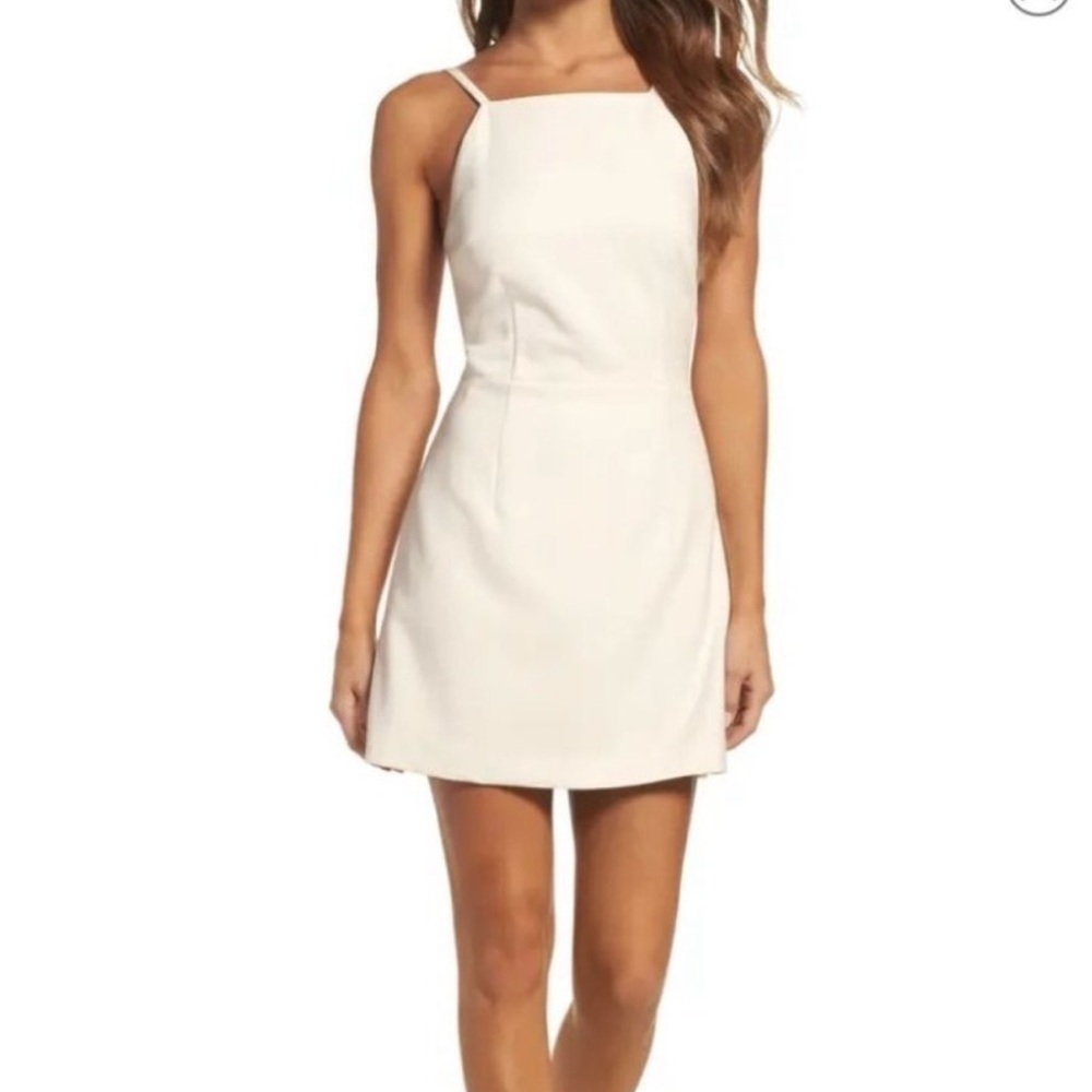 French Connection Cream Mini Dress